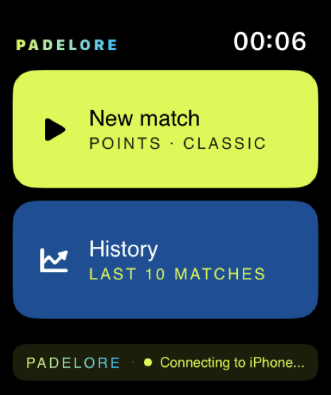 Padelore na Apple Watch